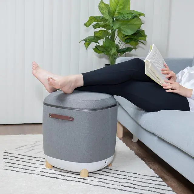 Alt view image 2 of 7 - Carepeutic Comfy Home Ottoman Massager