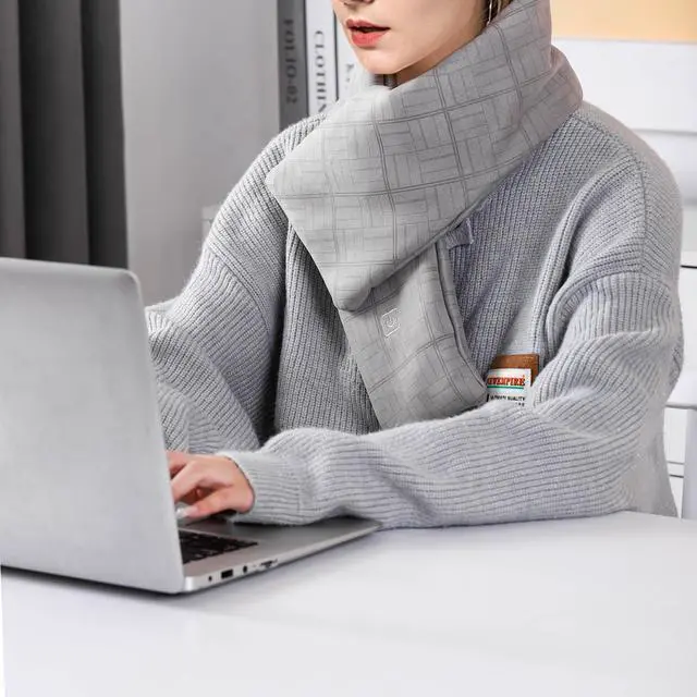 Alt view image 3 of 6 - Carepeutic Cordless Cozy Wearable Heating Scarf