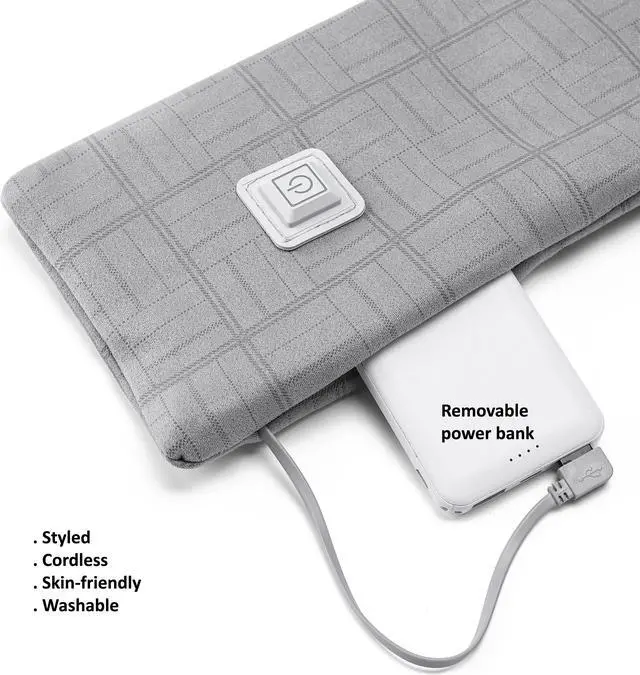 Alt view image 5 of 6 - Carepeutic Cordless Cozy Wearable Heating Scarf