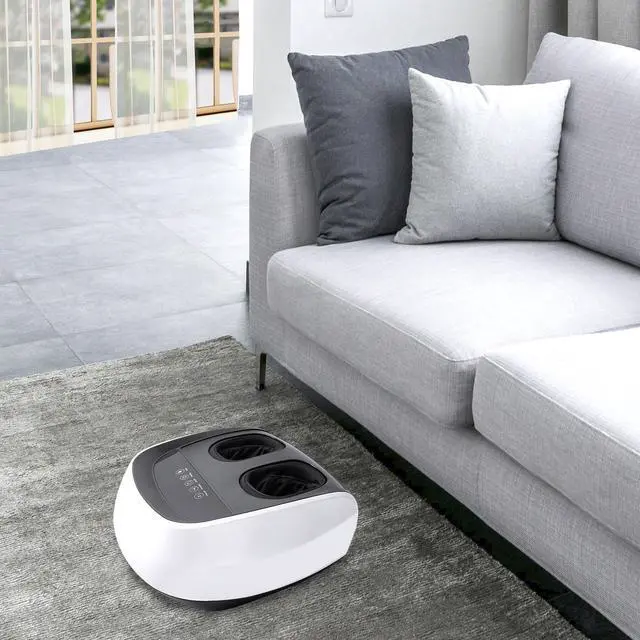 Alt view image 4 of 5 - Carepeutic Ionic Air Compression Shiatsu Foot Massager with UV Light and Heat Therapy