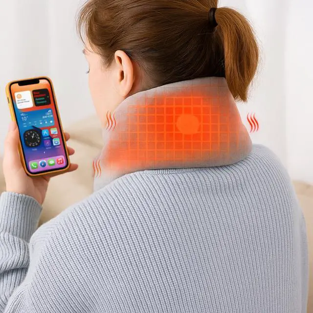 Alt view image 2 of 6 - Carepeutic Cordless Cozy Wearable Heating Scarf