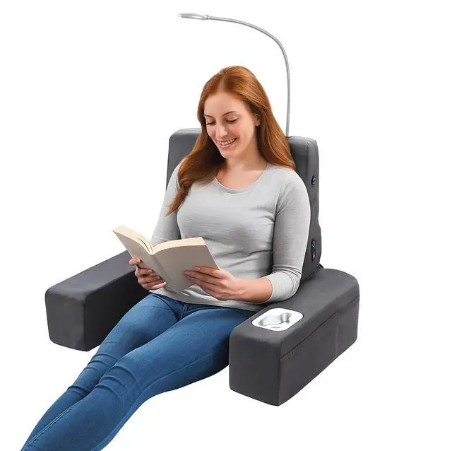 Alt view image 5 of 6 - Carepeutic Backrest Bed Lounger with Shiatsu Back Massage