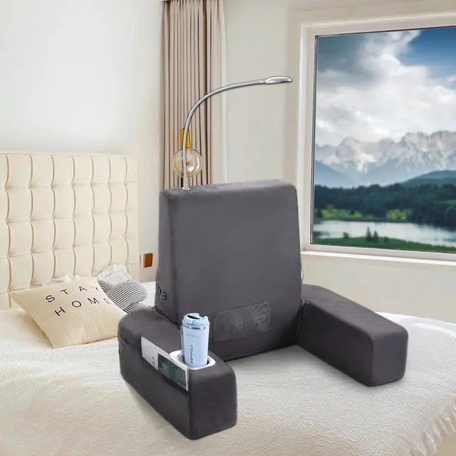 Alt view image 4 of 6 - Carepeutic Backrest Bed Lounger with Shiatsu Back Massage