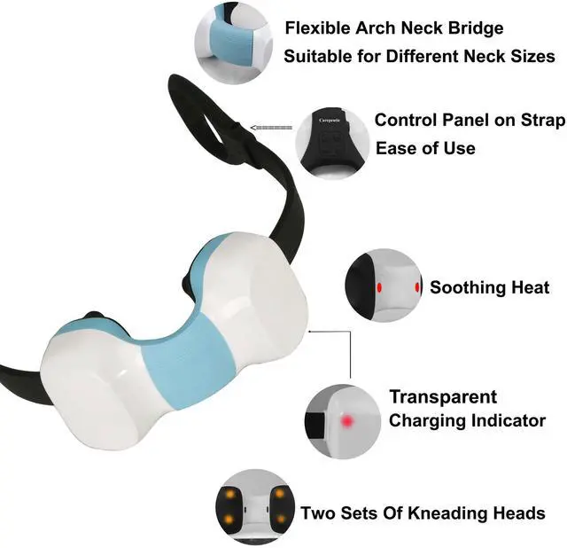 Alt view image 6 of 6 - Carepeutic Cordless Targeted Spot Shiatsu Massager with Infrared Heat