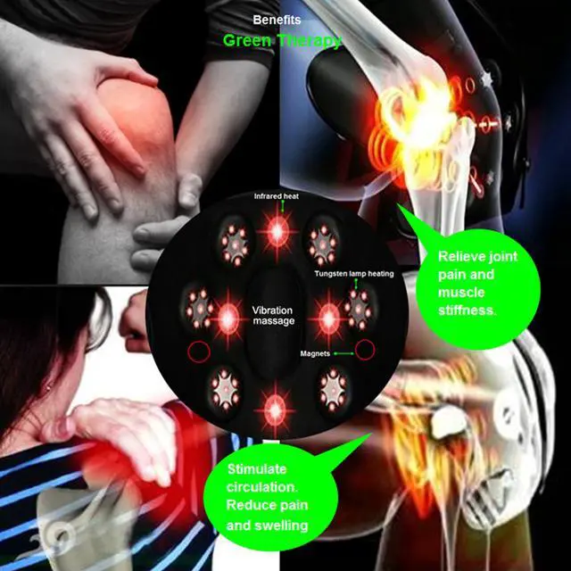 Alt view image 6 of 6 - Carepeutic Knee and Joint Physiotherapy Vibration Massager with Infrared Heat