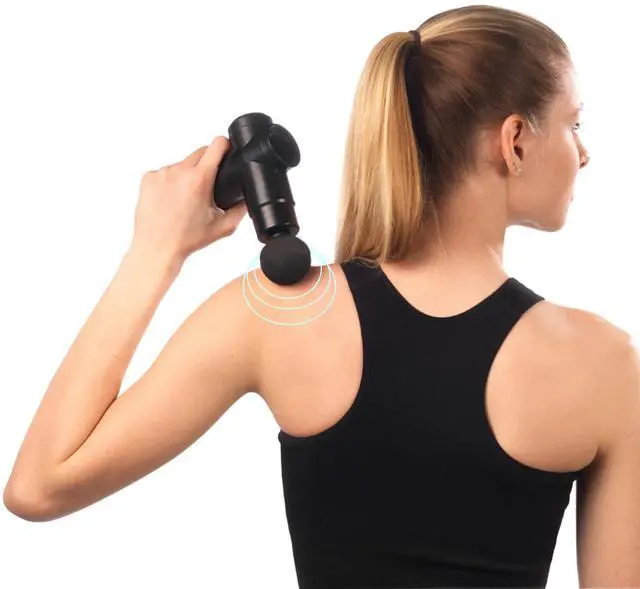 Alt view image 2 of 6 - Carepeutic Cordless Percussion Massage Gun with Hot or Cold Option