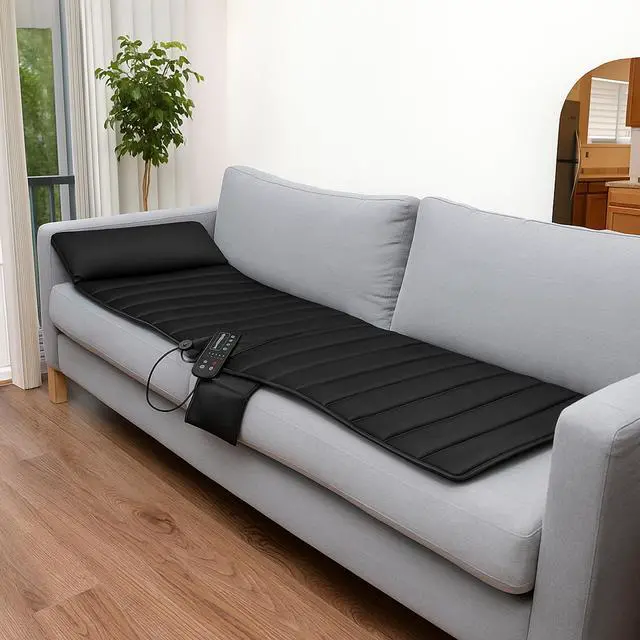 Alt view image 2 of 6 - Carepeutic Targeted Zone Deluxe Full Body Vibration Massage Mat with Heat