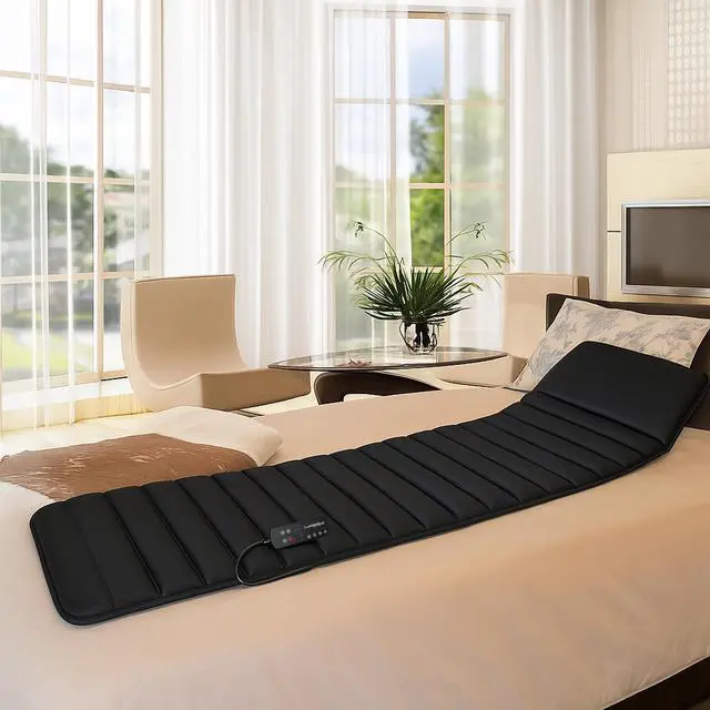 Alt view image 5 of 6 - Carepeutic Targeted Zone Deluxe Full Body Vibration Massage Mat with Heat