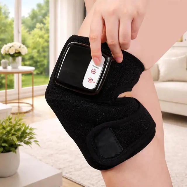 Alt view image 2 of 6 - Carepeutic Cordless Knee and Joint Vibration Detox Massager with Heat