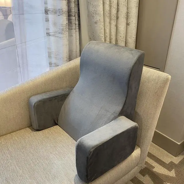 Alt view image 7 of 7 - Carepeutic Ergo Comfort Reading Lounge Massage Cushion