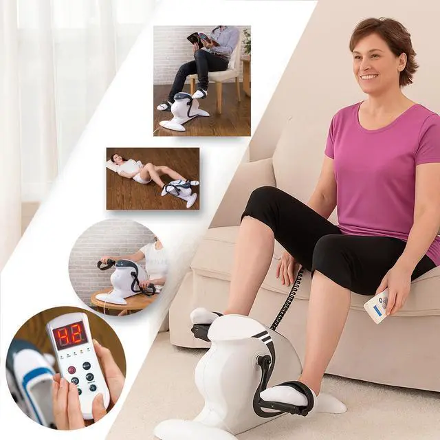Alt view image 6 of 7 - BetaFlex Motorized Smart Pedal Exerciser with Personalized Training Programs and Real Time Performance Tracking