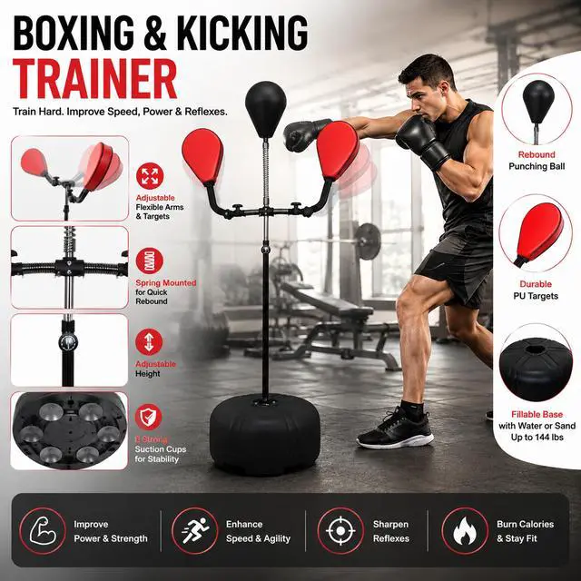 Alt view image 3 of 7 - BetaFlex Aerobic Kicking and Boxing Trainer