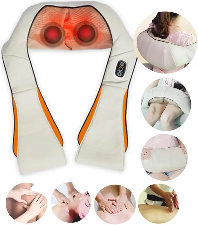 Alt view image 3 of 5 - Carepeutic KH269A Deluxe Swedish Shiatsu Kneading Full Body Massager with Heated Therapy