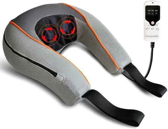 Alt view image 5 of 5 - Carepeutic KH251A Swedish Kneading Neck Massager with Selective Directions, Adjustable Speeds and Handy Controller