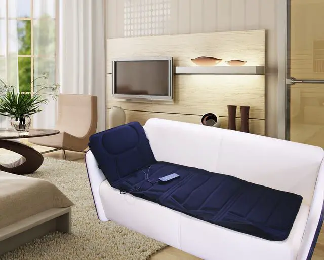 Alt view image 6 of 9 - Carepeutic Targeted Zone Deluxe Vibration Massage Mat with Heat Therapy