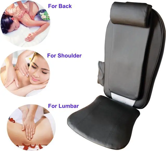Alt view image 4 of 5 - Carepeutic Relax Micro-Control Shiatsu Oscillation Massager With Vibration and Heat Therapy - Full Back