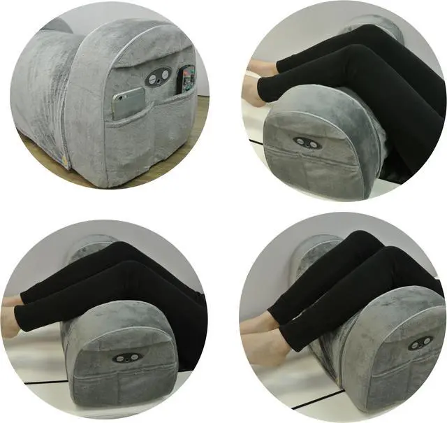 Alt view image 6 of 7 - Carepeutic Leg Rest Wedge with Heated Comfort Massage