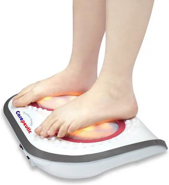 Main image of Carepeutic Shiatsu Foot Massager with 3D Elastic Rotating Hula-Disc and 14 Rollers with Heated Therapy