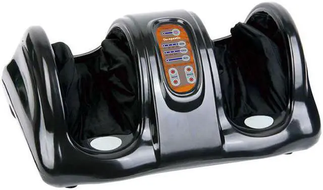 Alt view image 3 of 6 - Carepeutic KH385LBA Deluxe Hand-Touch Shiatsu Foot Massager with Kneading Rolling Massage for Tension and Fatigue Relief