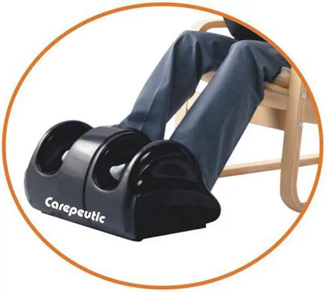 Alt view image 5 of 6 - Carepeutic KH385LBA Deluxe Hand-Touch Shiatsu Foot Massager with Kneading Rolling Massage for Tension and Fatigue Relief
