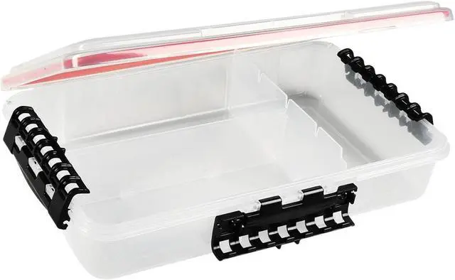 Alt view image 8 of 11 - PLANO 374110 Adjustable Compartment Box with 1 to 4 compartments, Plastic, 3" H
