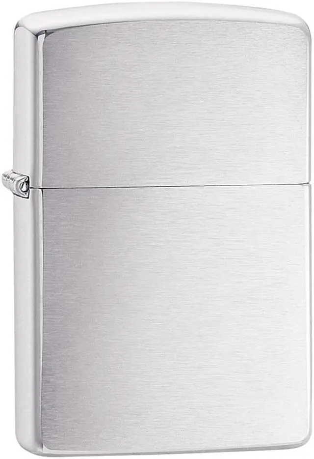 Alt view image 2 of 13 - Zippo Classic Brushed Chrome Lighter