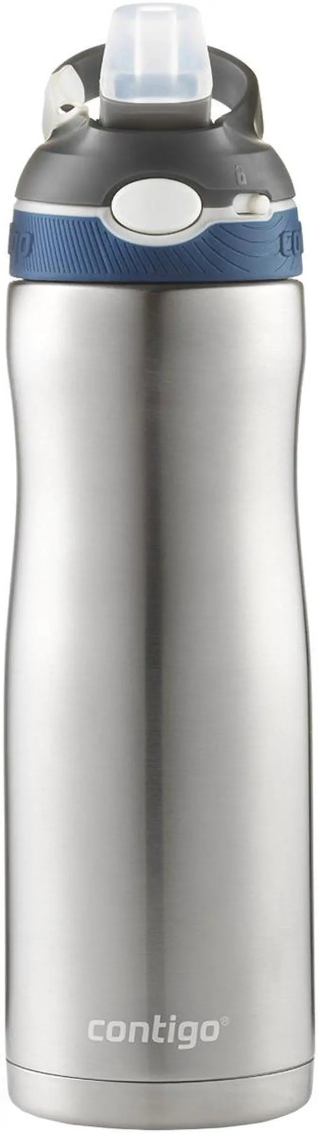Alt view image 4 of 12 - Contigo 20 oz. Ashland Chill Autospout Stainless Steel Water Bottle - Monaco