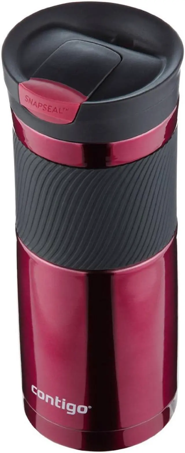 Alt view image 6 of 6 - Contigo 20 oz. Byron SnapSeal Stainless Steel Insulated Travel Mug - Vivacious