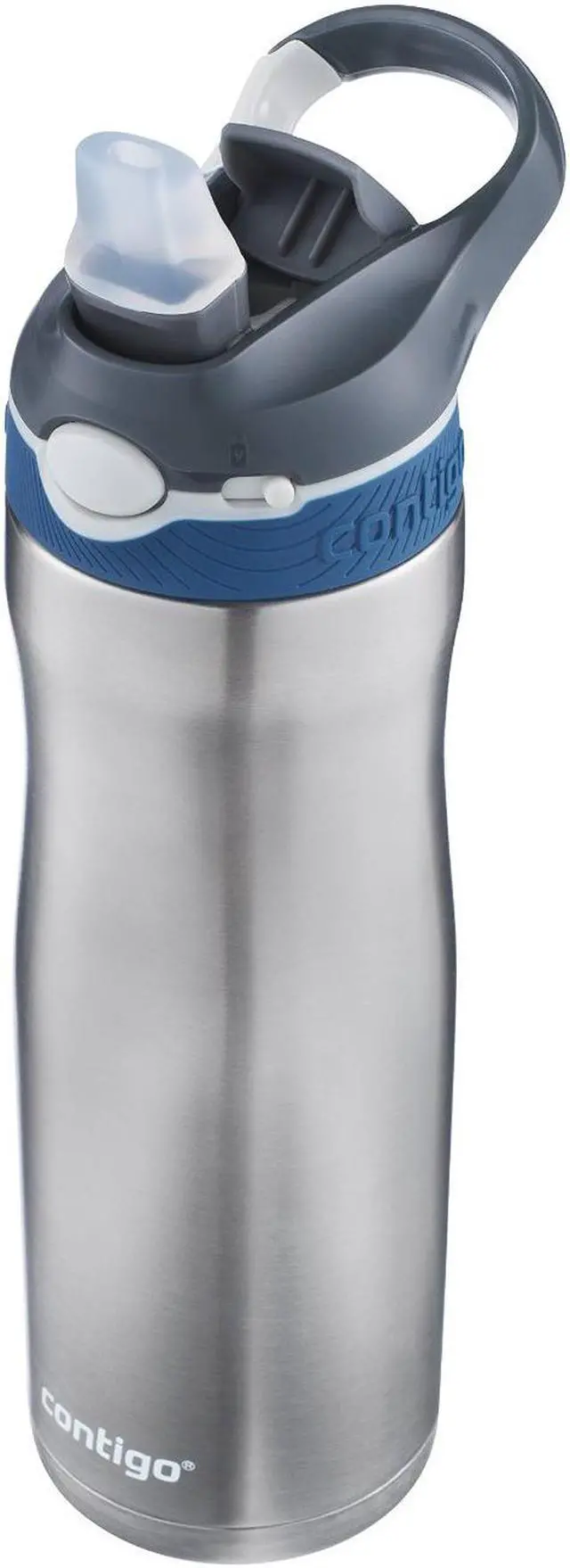 Alt view image 5 of 12 - Contigo 20 oz. Ashland Chill Autospout Stainless Steel Water Bottle - Monaco