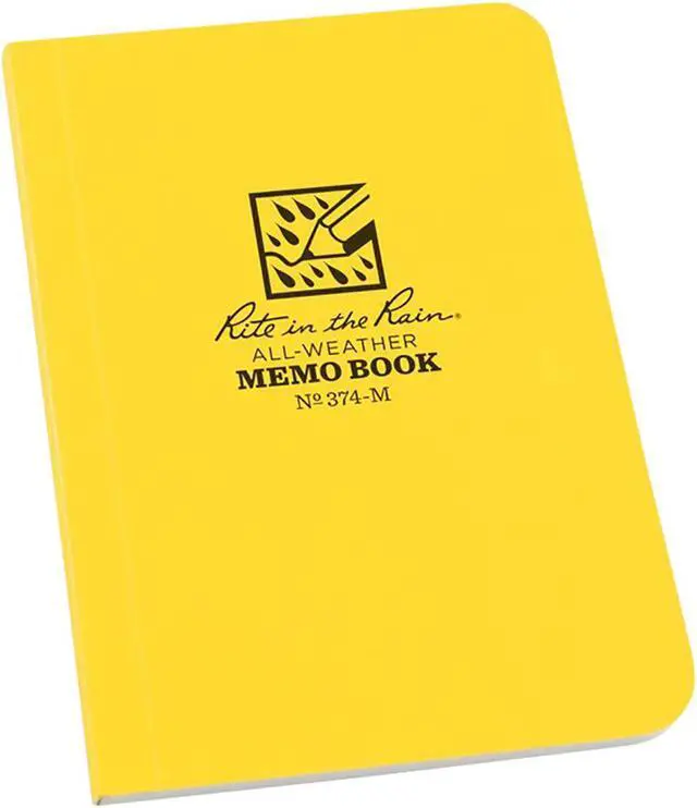 Alt view image 2 of 3 - RITE IN THE RAIN 374-M All Weather Pocket Memo Book,3-1/2x5 in.