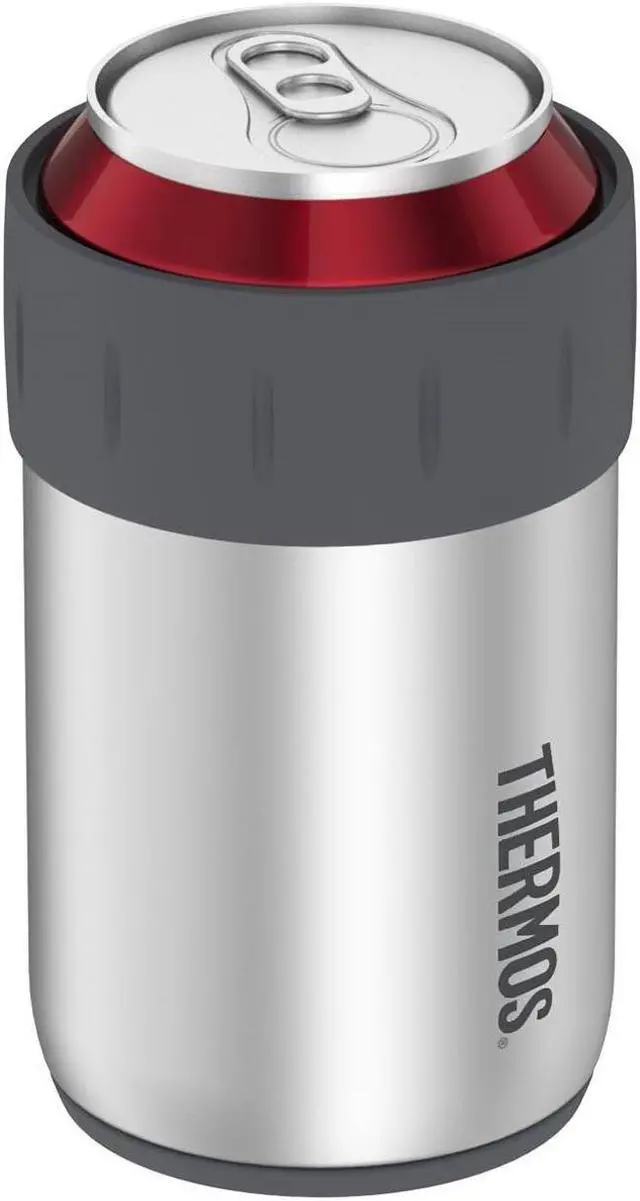 Alt view image 3 of 9 - Thermos 12 Oz. Silver Stainless Steel Insulated Drink Holder 2700TRI6