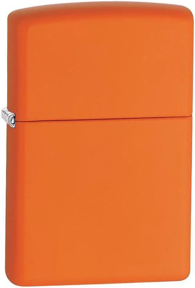 Alt view image 7 of 9 - Zippo 231 Windproof Orange Matte Lighter