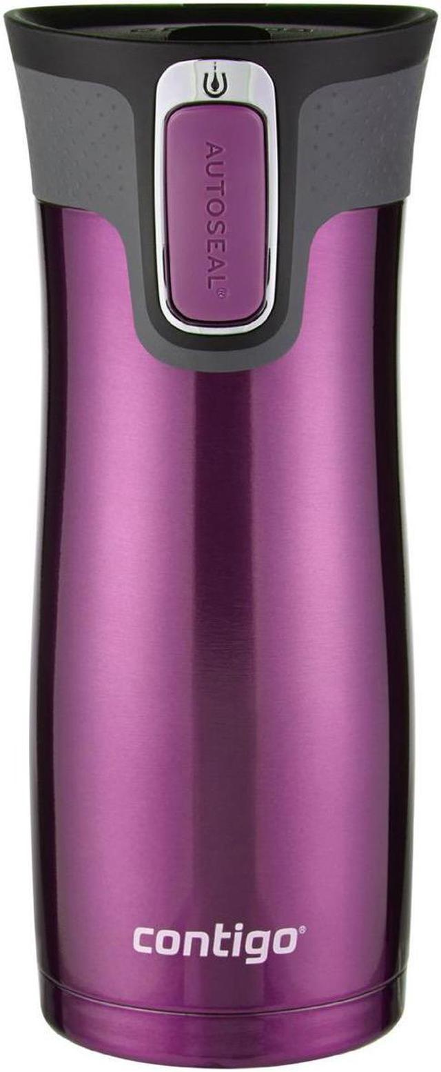 Contigo West Loop Stainless Steel Vacuum-Insulated Travel Mug with Spill-Proof Lid, Keeps Drinks Hot Up to 5 Hours and Cold Up to 12 Hours, 16oz
