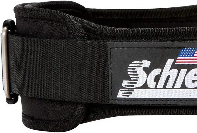 Alt view image 8 of 14 - Schiek Sports Model 2004 Nylon 4 3/4" Weight Lifting Belt - Large - Black