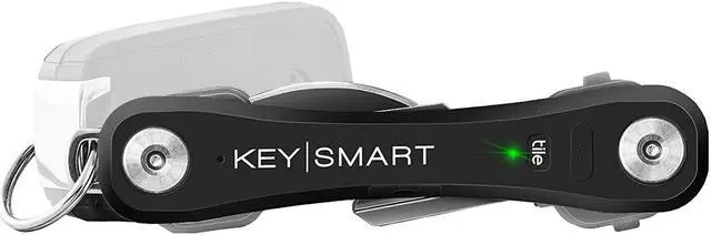Main image of Keysmart Pro Smart Key Organizer with Tile Location Tracking - Black