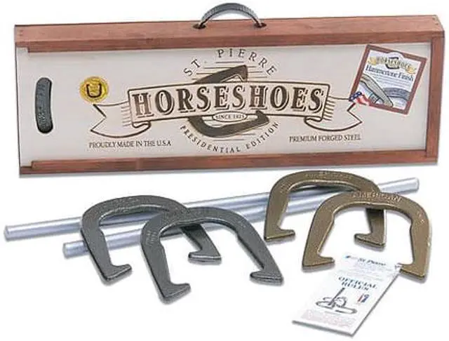 Main image of St. Pierre American Presidential Edition Horseshoes Set
