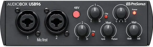 Alt view image 13 of 20 - PreSonus AudioBox 96 USB 2.0 Audio Recording Interface