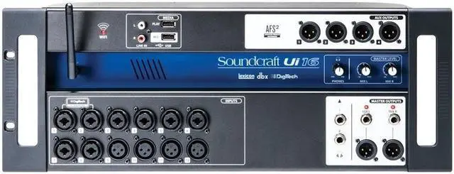 Alt view image 2 of 7 - Soundcraft Ui-16 - 16 Input Remote-Controlled Digital Mixer