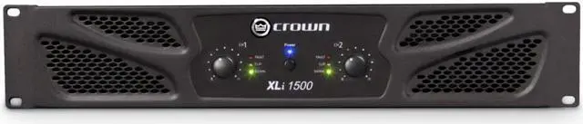 Alt view image 4 of 11 - Crown 1500 Amplifier 450W RMS 2 Channel Dark Gray NXLI15000US