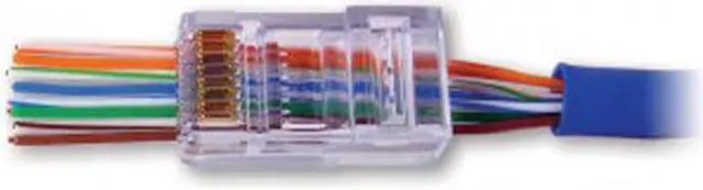 Alt view image 3 of 13 - Platinum Tools EZ-RJ45 Cat5e Connector (50 Pack) (100003C)