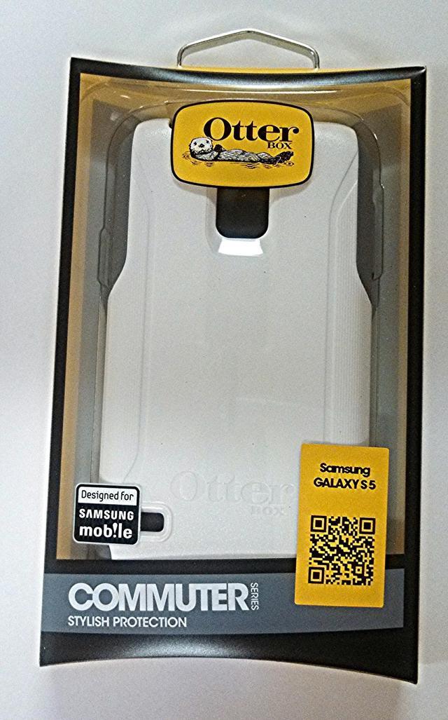 Alt view image 2 of 12 - Samsung Galaxy S5 Otterbox White/Grey (Glacier) Commuter series case