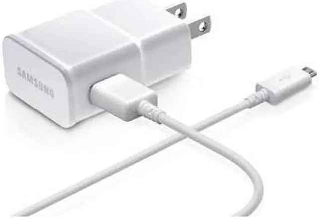 Alt view image 2 of 3 - New Original OEM Samsung Galaxy S6 Edge, Galaxy S6, Galaxy Grand Prime, Galaxy Alpha, Galaxy Avant, Galaxy S5 Active, ATIV SE ETA-U90JWE High Power 2 Amp USB Cable + Home Wall Travel Charger