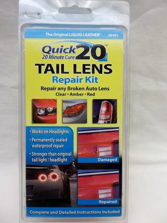 Alt view image 2 of 5 - Liquid Leather Headlight & Tail Light Lens Repair Kit (20-901)
