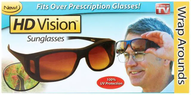 Alt view image 2 of 4 - HD Day Vision Wrap Around Sunglasses