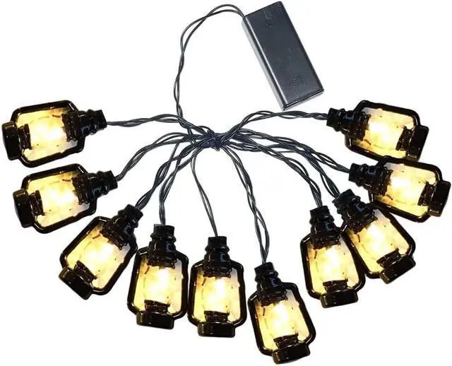 Alt view image 2 of 8 - Merdian Point Mini Lantern LED String Lights - 10 Lights One String