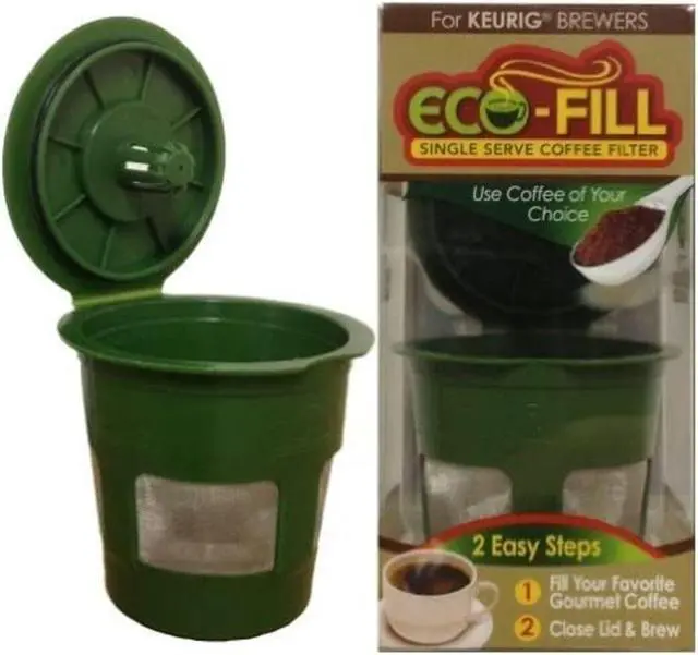 Alt view image 2 of 4 - Eco-Fill Reusable Refillable K-Cup Coffee Filter for Keurig and other K-Cup Brewers