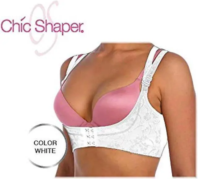 Alt view image 5 of 7 - Chic Shaper Perfect Posture - White- Medium (Bust Size 36-38)