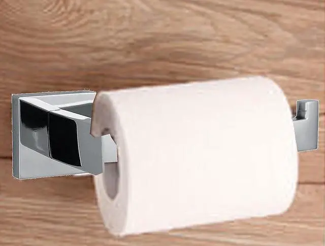 Alt view image 5 of 6 - Stainless Steel Wall Mounted Toilet Tissue Paper Holder - Chrome [HD-82496]