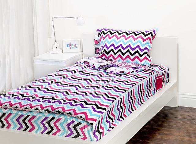 Alt view image 2 of 4 - As Seen on TV ZIPIT Bedding Set, Rock Princess(Twin)