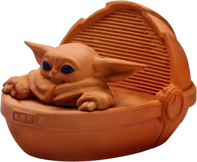 Alt view image 4 of 4 - Chia Pet Planter - Star Wars Yoda the Child